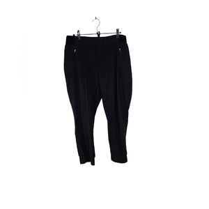 Eddie Bauer 1st first ascent black nylon stretch jogger pants